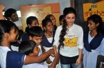 Soha Ali Khan in a charity for a School at Deganga West Bengal on 14th March 2014